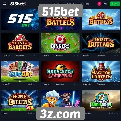 Explorando a diversidade de jogos na plataforma 515bet