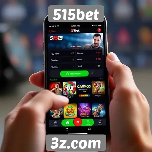 Mobilidade no site 515bet atrai jogadores em dispositivos móveis